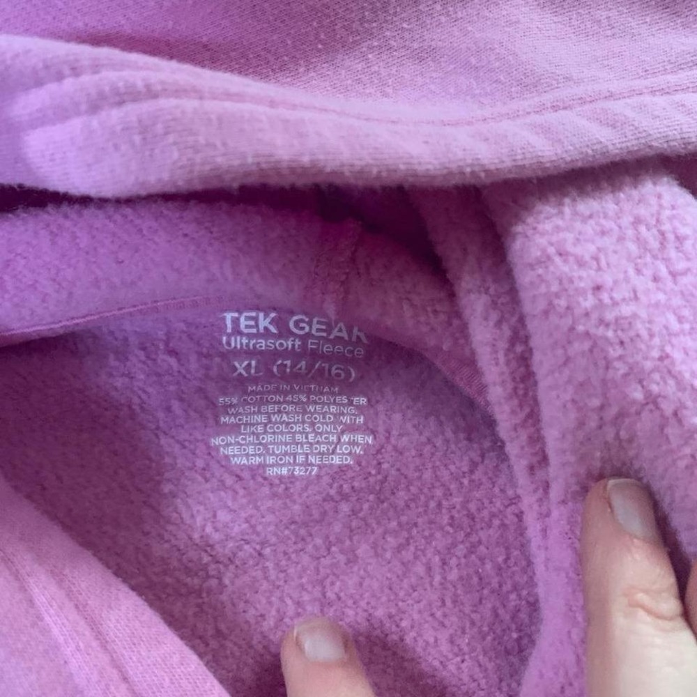 Tek Gear Kids Pink Hoodie - Picture 2 of 2